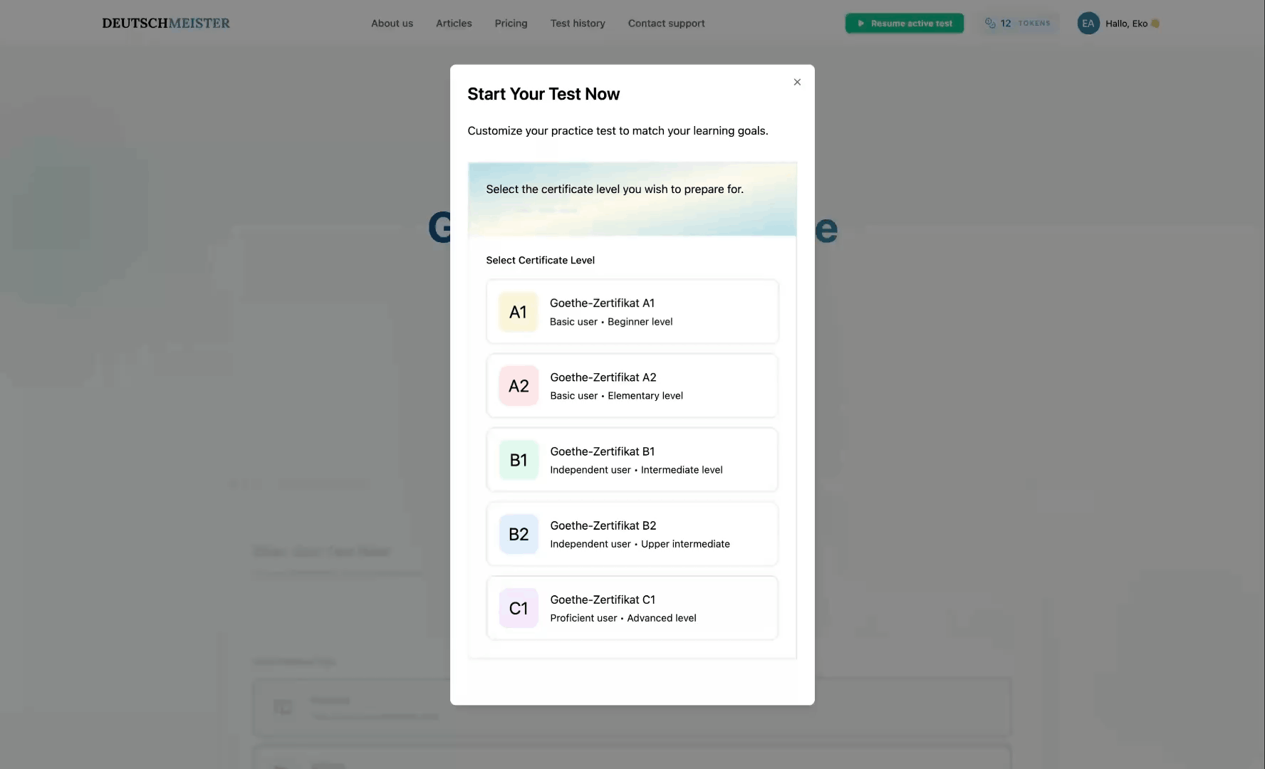 Module selector